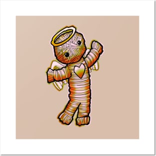 golden angel yarn doll Posters and Art